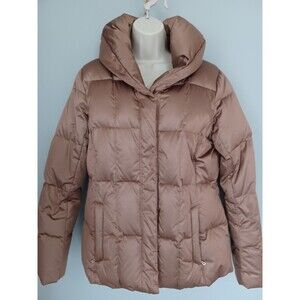 Bronze Puffer Jacket- Lands End-M